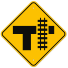 MUTCD Railway Right W10-4 Sign MUTCD Railway Right W10-4 Sign