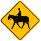 MUTCD Horse W11-7 Sign MUTCD Horse W11-7 Sign