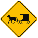 MUTCD Horse W11-14 Sign MUTCD Horse W11-14 Sign