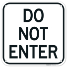 Do Not Enter Sign, (SI-74951) Do Not Enter Sign, (SI-74951)