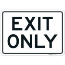 Exit Only Sign, (SI-74957) Exit Only Sign, (SI-74957)