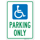 Parking Only Sign, (SI-74996) Parking Only Sign, (SI-74996)