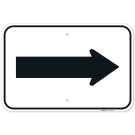 One Direction With Right Arrow Sign, One Direction With Right Arrow Sign,