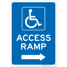 Access Ramp Sign, (SI-75823) Access Ramp Sign, (SI-75823)