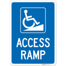 Access Ramp Sign, (SI-75955) Access Ramp Sign, (SI-75955)