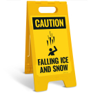 Osha Caution Falling Ice And Snow Sidewalk Sign Kit, Osha Caution Falling Ice And Snow Sidewalk Sign Kit,