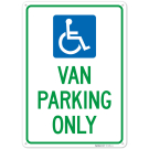 Van Parking Only Sign, Van Parking Only Sign,