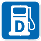 Diesel Fuel Graphic Sign, Diesel Fuel Graphic Sign,