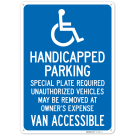 Handicapped Parking Special Plate Required Massachusett Sign, Handicapped Parking Special Plate Required Massachusett Sign,
