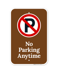 No Parking Anytime Sign