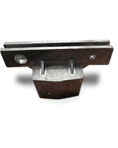 Bracket for mounting street signs to square and pipe post
