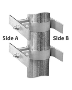 Pipe Post Brackets Mounts 2 Sign