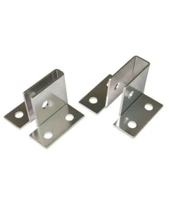 U Brackets - Silver 1/4"