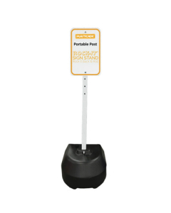 Plastic square sign post - 18" base