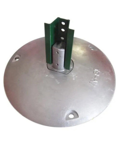 15" Diameter Aluminum Post Mounting Base