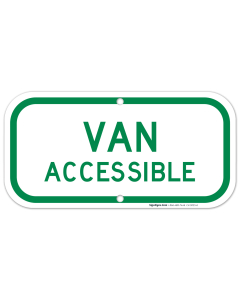 New York Handicap Parking Sign, Van Accessible