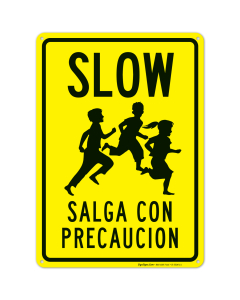 Slow Spanish Sign, Traffic Sign
