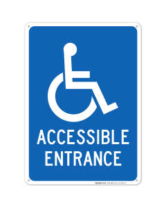 Accessible Entrance Sign