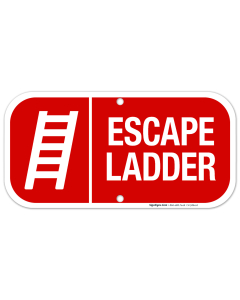 Escape Ladder Sign, Fire Safety Sign