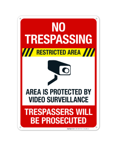 This Property Is Protected By Video Surveillance Sign