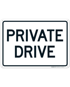 Private Drive Sign