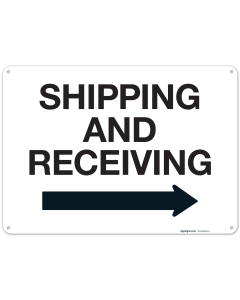 Shipping And Receiving With Right Arrow Sign