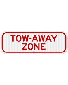 Tow Away Zone Sign, (SI-65843)