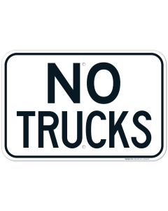 No Trucks Sign,(SI-67454)
