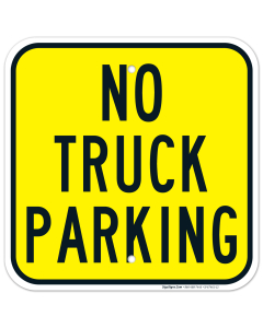 No Truck Parking Sign, (SI-67461)