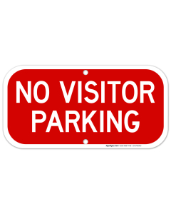 No Visitor Parking Sign