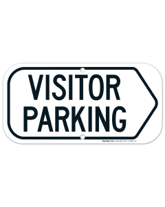 Visitor Parking Right Sign