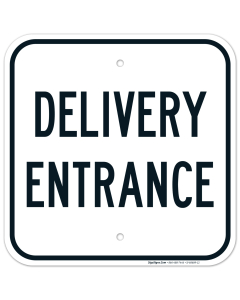 Delivery Entrance Sign