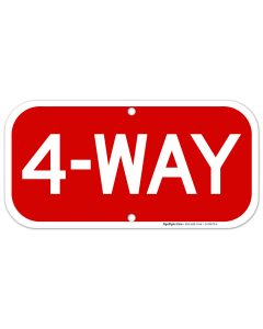 4 Way Sign