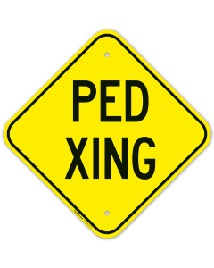 Ped Crossing Sign