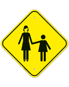 Pedestrian Crossing Graphic Sign