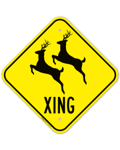 Reindeer Crossing Sign