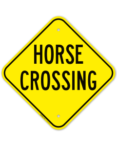 Horse Crossing Sign