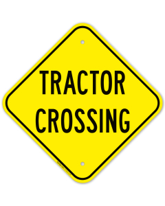 Tractor Crossing Sign