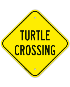 Turtle Crossing Sign