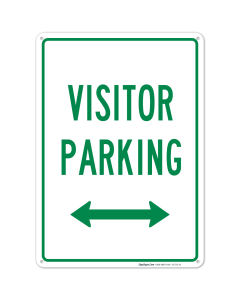 Visitor Parking Sign, No Parking Sign