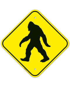 Sasquatch Big Foot Crossing Signs Sign