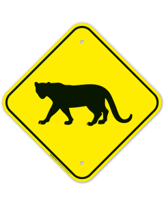 Cougar Crossing Sign
