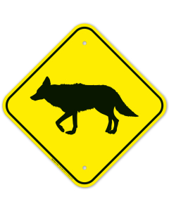 Coyote Crossing Sign