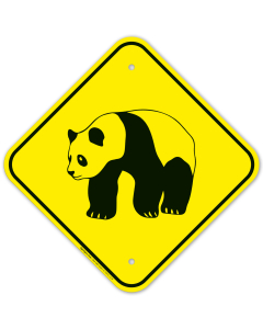 Panda Crossing Sign