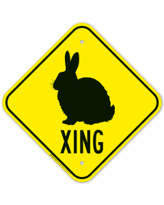 Bunny Crossing Sign