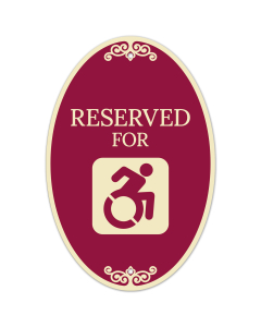 Reserved For Decor Sign