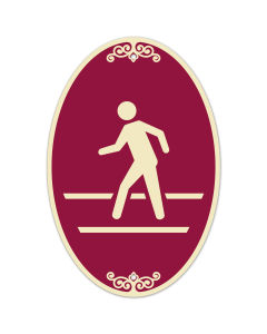 Pedestrian Crossing Decor Sign, (SI-73914)