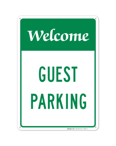 Guest Parking Sign, No Parking Sign