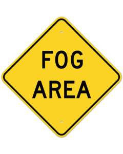 MUTCD Fog Area W8-22 Sign
