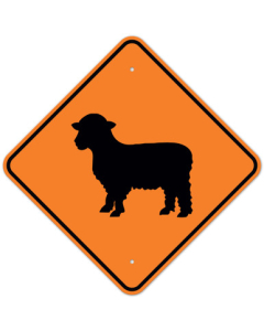 MUTCD Sheep Orange W11-17 Sign